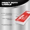 Fuel Stickers Wash Rinse Sanitize Sink Label, Enhanced, 3 Compartment Sink, for Food Service, 6''x2'', PR Z-WRS-1PR - alternate 2